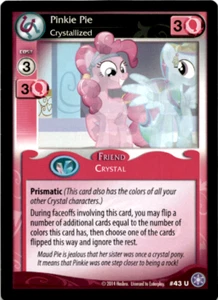 My Little Pony CCG Crystal Games MLP Enterplay Hasbro Pinkie PIe #43U - Picture 1 of 2