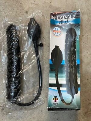 Consolador Inflable Dong Juguete Sexual Bomba Realista Masajeador Expansible 11 Pulgadas ¡Nuevo! Foto 1 de 4