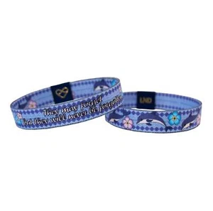 They May Forget, But They Will Never Be Forgotten Elastic Wristband dementia - Picture 1 of 4