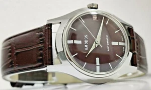Reloj de pulsera usado Omodox automático reparado 25 joyas 33 mm para hombre Arueb-200 - Imagen 1 de 7