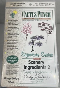 Cactus Punch Scenery Ingredients 2 Cindy Losekamp 10 Large Designs Volume 60 NEW - Picture 1 of 2