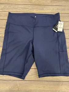 NUEVO IDEOLOGÍA PERFORMANCE TALLA GRANDE 2X AZUL MARINO DEPORTIVO BICICLETA SHORTS - Imagen 1 de 5