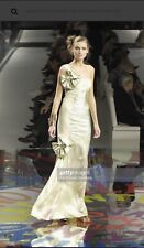 vintage  valentino Mint Green Bow Gown  s/s  2007  runway collection