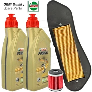 KIT TAGLIANDO OLIO CASTROL FILTRO ARIA + OLIO HIFLO YAMAHA X-MAX X-CITY 125 2007 - Picture 1 of 3