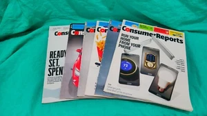 Consumer Reports Magazines 6 Issues 2014 Includes Oct New/Best Cars Issue - Picture 1 of 5