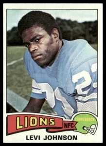 Levi Johnson 1975 Topps #119 Detroit Lions Football Card - Picture 1 of 2