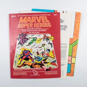 The Breeder Bombs - Marvel Super Heroes - TSR 6851 MH-1 - Jeff Grubb - Picture 1 of 17