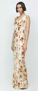 Maxi Vestido BEC + BRIDGE Sunset Floral Envolvente Talla 8 - Imagen 1 de 1