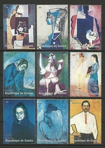 PABLO PICASSO PAINTER STAMP SET MINT - Picture 1 of 1