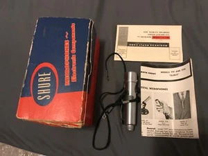 Vintage Shure Slim X Model 777 - 777S Crystal Microphone .. - Picture 1 of 9