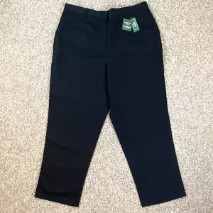 NEU LL Bohnenhose Damen 20 normale schwarze faltenfrei 100 % Baumwolle Originalpassform - Bild 1 von 18