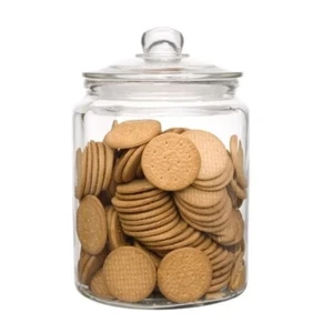 Glass Biscuit Jar 6.2L Olympia Classic Traditional Cookie Canister Barrel - Picture 1 of 4