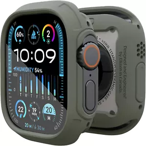 Elkson Made for Apple Watch Ultra 2 1 Bumper Case 49Mm Screen Protector Tempered - Picture 1 of 12