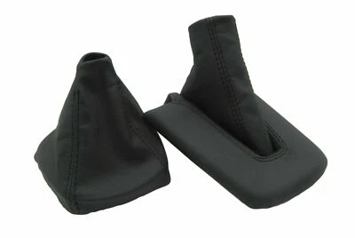 Se adapta a 03-08 BMW M3 Z4 E85 86 vinilo EBrake bota y juego de botas de cambio manual negro Foto 1 de 4