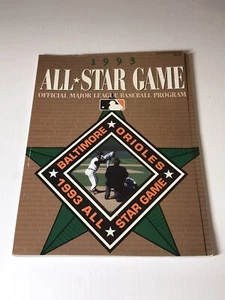 PROGRAMMA BASEBALL ALL STAR GAME 1993 Baltimore Orioles MLB - Foto 1 di 6