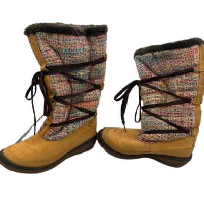 Timberland PRO Women's 7.5 M Boot Wheat Multicolor Faux Fur Knee High Snow Boots - Image 1 of 4