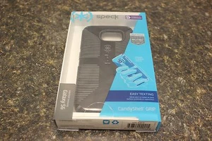 NEW!!! SPECK CANDYSHELL GRIP GALAXY S6 BLACK/GRAY 106953-1 (J) BBB-5 [#5] - Picture 1 of 6