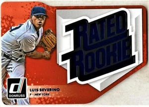 LUIS SEVERINO - 2016 DONRUSS RATED ROOKIE DIE-CUT BLUE RC /999 - Picture 1 of 2