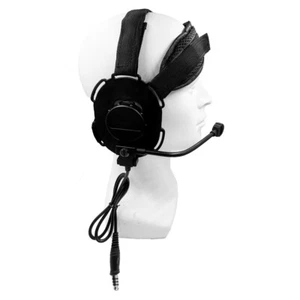 Taktyczny zestaw słuchawkowy Walkie Talkie Headset z mikrofonem do radia dwukierunkowego Baofeng Kenwood - Zdjęcie 1 z 9