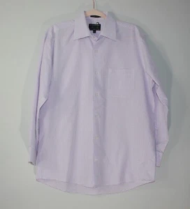 ALEXANDER JULIAN Men's Long Sleeve Dress Shirt SZ M Button Front, Lt Purple - Picture 1 of 5