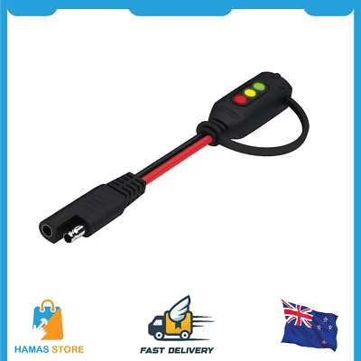 CTEK Comfort Indicator Pig Tail, Adapter Two Pin SAE Connector Cables - image 1 of 4