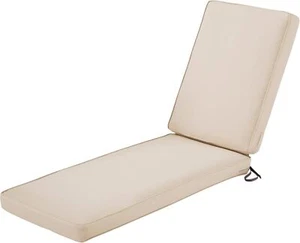 Montlake Fadesafe Antique Beige Outdoor Chaise Lounge Cushion - Picture 1 of 10