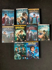 Harry Potter DVD Bundle 9 DVDs Deathly Hallows - Picture 1 of 1