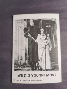 Leaf 1964 Munsters Mumble #16 We Dig You The Most Trading Card L@@K The Munsters