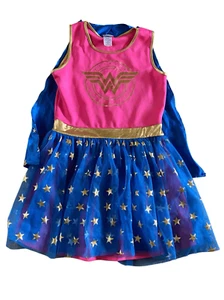Wonder Woman Dress Cosplay Costume Halloween Size 14-16 Girl’s - Picture 1 of 3