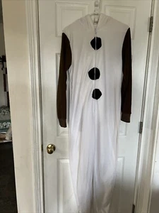Olap Disney One Piece Large Hoodie PJ Lounge Carrot Nose Long Sleeve Snowman - Picture 1 of 9