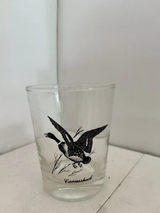 Canvasback Federal Lo Ball Whisky Vetro Barware Vintage - Foto 1 di 4