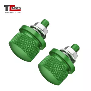 2pcs Universal 6mm License Plate Bracket Bolts Screw M6 Motorcycle Aluminum - Bild 1 von 11