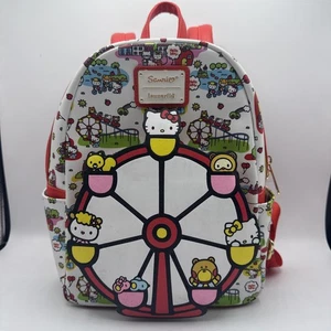 Loungefly x Sanrio Hello Kitty Ferris Wheel Mini Backpack – Rare Print - Picture 1 of 9