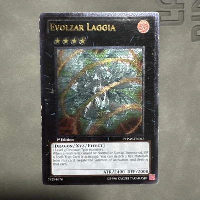 Yugioh Evolzar Laggia PHSW-EN043 Ultimate Rare 1st MP - Image 1 of 4