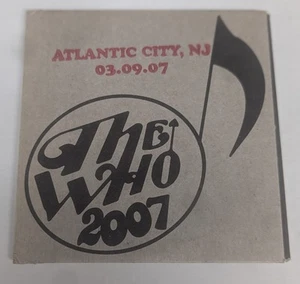 The WHO Official Release 2 CDs Set Live Atlantic City NJ 3/9/2007 MINT OOPrint - Picture 1 of 2