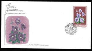 Enveloppe premier jour - Alpine Violet - Romania Bucuresti 1979 - Picture 1 of 3