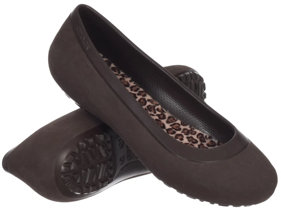 CROCS - DAMEN-BALLERINAS - MAMMOTH LEOPARD LINED FLAT W 16203-2L3 - Bild 1 von 4