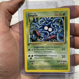 Pokemon Tangela 1st Edition Italian Base Set 66/102 Common LP Lightly Played Vtg - Picture 1 of 3