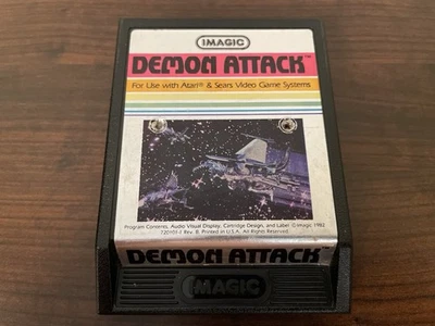 Demon Attack by IMAGIC, Atari 2600, 1982 Authentic, Cartridge Only, Tested. - Image 1 of 4