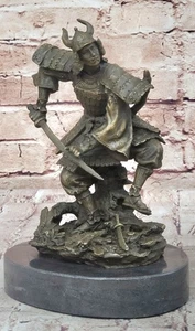 ANTIKES ZEREMONIELLES BEGRÄBNISSCHWERT AUS BRONZE MIT SAMURAI KRIEGER ASIATISCHES ARTEFAKT KUNST - Bild 1 von 10