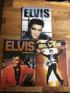 2008, 2009, 2010 Elvis Presley Calendars - New And Sealed - Picture 1 of 10