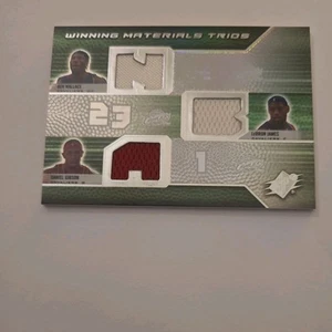 Lebron James 2008 spx winning materials gm used w/Wallace/Gibson. - Picture 1 of 4