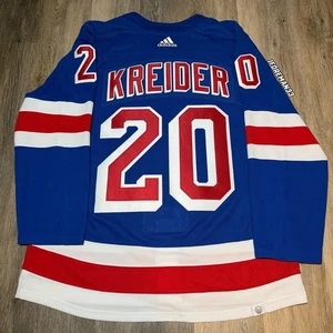 Chris Kreider New York Rangers Adidas Authentic Blau Heimtrikot - Größe 50 - Bild 1 von 6