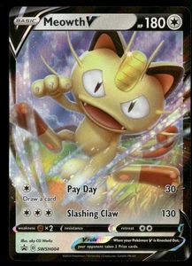 Meowth V - SWSH: Sword & Shield Promo Cards SWSH004 Pokemon TCG - Picture 1 of 2
