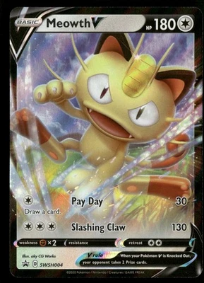Meowth V - SWSH: Sword & Shield Promo Cards SWSH004 Pokemon TCG - Image 1 of 2