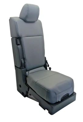 2017-2025 Ford F-150 Pickup Single cab Center Jump Seat Grey Vinyl FoMoCo OEM - Image 1 of 4