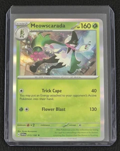 2023 POKEMON SCARLET & VIOLET MEOWSCARADA 015/198 HOLO TCG CARD 160 HP NM+ - Picture 1 of 2