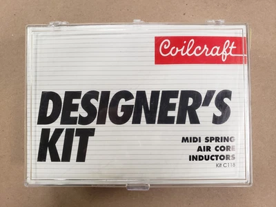 Coilcraft Designer's Kit C118 Midi Spring Air Core Inductors 22nH - 120nH - Image 1 of 4