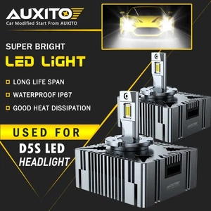 AUXITO D5S LED Headlight Bulbs High/Low for Chevy Silverado 1500 2016 17 18 EXD - Picture 1 of 9