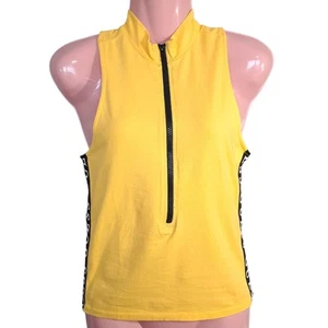 Guess Damen Top Gr. M gelb ärmellos Reißverschluss - Bild 1 von 11